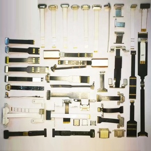 IPhone lightsync nam và nữ ffc/FPC kết nối sét cắm PCB cho trường hợp pin phẳng Flex PCB trắng mạ niken - Product Image 4