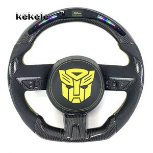 Roda kemudi LED untuk Chevrolet Camaro, roda kemudi LED Corvette C6 C7 C8 Cruze SS ZL1 2010-2019, mendukung kustomisasi - Product Image 1