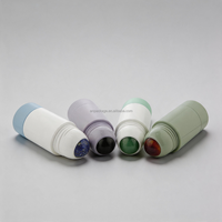 Flacon roll-on de luxe en jade de style chinois 50 ml, rechargeable, pour huiles essentielles élégantes et aromathérapie
