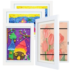 Cornice personalizzata per bambini con <span class=keywords><strong>porta</strong></span> magnetica in legno cornice per <span class=keywords><strong>foto</strong></span> con <span class=keywords><strong>foto</strong></span> per bambini e <span class=keywords><strong>foto</strong></span> - Product Image 2