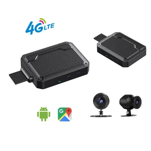 双镜头HD1080P记录4g车载摄像头适合cmsv6，带无线全球定位系统跟踪，支持4g实时视频