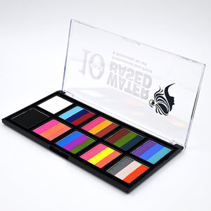 עשיר מקצועי עמיד למים זיעה הוכחה קל הסרה טבעי צמחים ילדים עוגת איפור לוח צבעים עבור אמנים פנים - Product Image 5