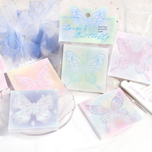 Đầy Màu sắc Giấc Mơ bướm loạt 100 ghi chú tự dính dính Lưu ý giấy <span class=keywords><strong>Memo</strong></span> <span class=keywords><strong>Pads</strong></span> - Product Image 4