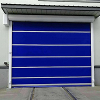 Rideau de porte roulante à haute vitesse anti-huile, résistant à la contamination par la graisse, facile à nettoyer, pour ateliers alimentaires et chimiques