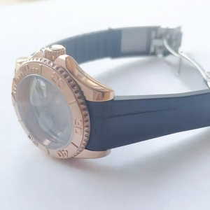 Caja de Acero Inoxidable Color Oro Rosa con Bisel Giratorio Bidireccional, Juego de Accesorios para Relojes Personalizados OEM ODM - Product Image 5