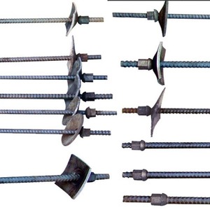 Ancre à boulon en acier au carbone M12 22mmx3m à tête hexagonale galvanisée pour utilisation dans le bâtiment et l'exploitation minière - Product Image 3