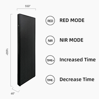 Panel de Terapia de Luz Roja de Cuerpo Completo con LED Infrarrojos de Doble Chip de 850nm y Alta Potencia de 6000W para Uso Doméstico
