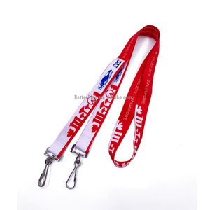 Porta <span class=keywords><strong>Badge</strong></span> per carta d'identità con cordino personalizzato in poliestere <span class=keywords><strong>stampa</strong></span> a sublimazione della tintura scolastica tessuta/<span class=keywords><strong>stampa</strong></span> a trasferimento termico/serigrafia - Product Image 1