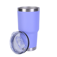 Tasse à café isolée en acier inoxydable de belle taille et sans déversement de 20 oz Grande tasse de voyage à boire avec poignée