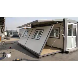 20 Ft 40 Ft casa portatile 40 Ft prefabbricata di lusso espandibile camera da letto e cucina contenitore casa progetto