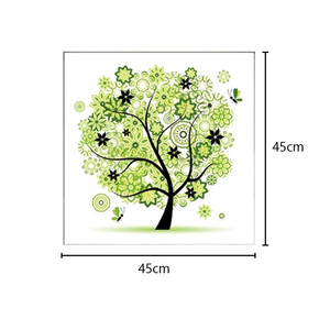 Kit de point de croix fin en coton, 4 pièces, broderie des arbres des quatre saisons, bricolage, couture, artisanat, décoration de salon, <span class=keywords><strong>cadeau</strong></span> - Product Image 2