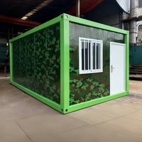 Maison préfabriquée modulaire isolée, ignifuge et économe en énergie, bureau portable, cabine de vie pour supermarché
