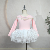 Fabricant professionnel de vêtements de danse, justaucorps de ballet romantique avec jupe en tulle