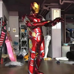 ชุดหุ่นยนต์สดสวมใส่ได้, ชุดไอรอนแมน<span class=keywords><strong>50</strong></span>ชุดมาสคอตสวมใส่ได้สำหรับงานเลี้ยง - Product Image 1