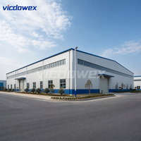 VICDOWEX Bâtiment en structure acier sur mesure pour usine industrielle, entrepôt et atelier