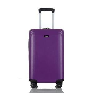 Bagage à main violet intelligent en cabine, <span class=keywords><strong>valise</strong></span> de voyage avec port à langer USB, sac à roulettes avec fermeture à glissière et empreinte digitale - Product Image 1