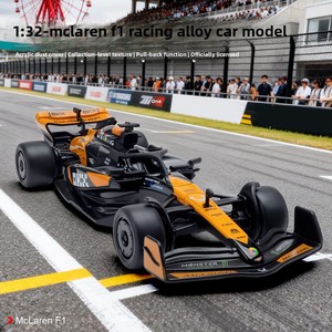 Modelo de Coche de Carreras de Lujo <span class=keywords><strong>McLaren</strong></span> F1 a Escala 1:32 con Licencia Oficial, de Metal Fundido a Presión, con Función de Retroceso, para Adornos, Venta al por Mayor, Certificado - Product Image 2