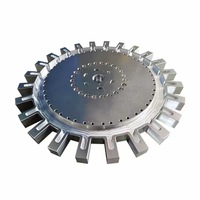 Composants de précision en alliage d'aluminium usinés CNC sur mesure, fraisage, tournage, fabrication pour équipements industriels, pièces métalliques