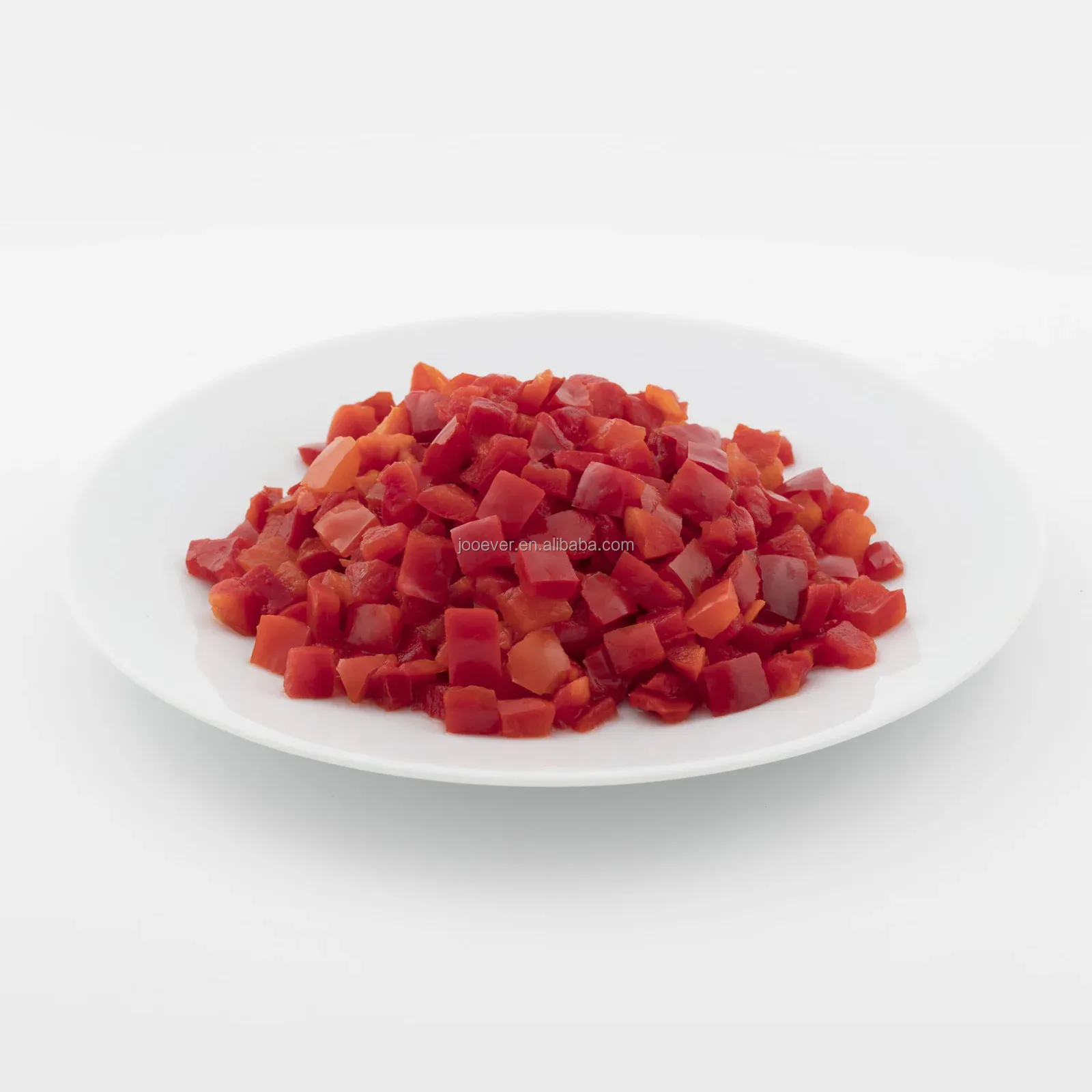 Сертифицированный BRC HACCP IQF высшего качества, замороженные кубики Красного перца, Бланшированные и замороженные овощи, обработанные в виде кубиков