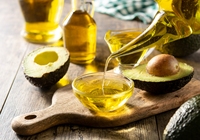 Huile d'avocat extra vierge pressée à froid 100% pure-Huile de support biologique et non raffinée pour les soins de la peau/la croissance des cheveux/le massage/la lotion