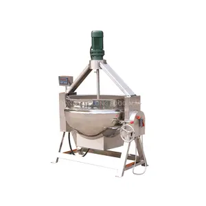 Alta calidad mejor precio 100L/200L/300L/400L agitador de litro industrial cocinero chaqueta hervidor de agua hervidor de cocina eléctrico