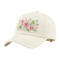 Casquettes de baseball 6 panneaux, style Dad Hat, en tissu Oxford, motif losanges classiques, broderie de logo personnalisée, visière incurvée non structurée, style vintage sportif