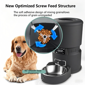 Elecpet Distributeur d'eau intelligent de 4L avec écran tactile LCD HD commandé par des boutons. C'est également un distributeur - Product Image 6