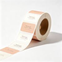 Etiquetas para Tubos de Crema de Manos Haoxuan OEM, Papel Sintético, Película Mate, Adhesivos Impresos Impermeables para Empaquetado de Cuidado Personal