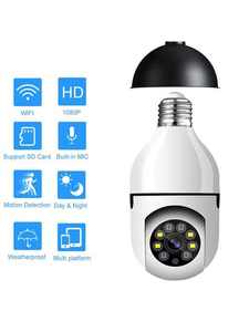 Yiiot E27 Không Dây Toàn Cảnh Bóng Đèn Máy Ảnh Tầm Nhìn Ban Đêm Kép Ánh Sáng 360 Độ Giám Sát Wifi An Ninh Nhà Hệ Thống Nhà Máy Nhà - Product Image 3