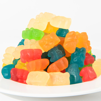 Fabricants chinois de bonbons OEM/ODM – Oursons gélifiés fruités multicolores, saveurs variées, doux, à mâcher, emballage en sachet, motif dessin animé