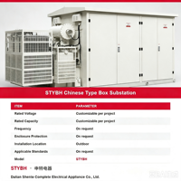 Subestación Prefabricada Tipo Caja China, Unidad de Distribución de Transformadores para Exteriores 200A/100A 10kV/36kV Personalizable