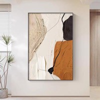 Peinture décorative sur toile abstraite pour salon, luxe léger, haut de gamme, murale, sur pied, anniversaire 2025, nouveau style, grande