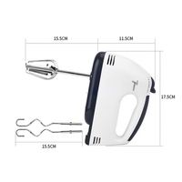 Fournisseur professionnel de batteur à main électrique 220V à 7 vitesses pour la cuisine à domicile, batteur à œufs, fouet, mélangeur de pâte à pain, mélangeur d'aliments