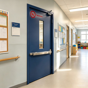 Puertas Cortafuegos Comerciales <span class=keywords><strong>de</strong></span> Acero con Aislamiento Térmico, Aptas para Salidas <span class=keywords><strong>de</strong></span> <span class=keywords><strong>Emergencia</strong></span> en Apartamentos - Product Image 2