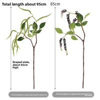 Groothandel China Kunstmatige Sanguinaria Bloemen Bruidsboeketten Handgebonden Hangende PVC Spuitgiet Bloemarrangementen