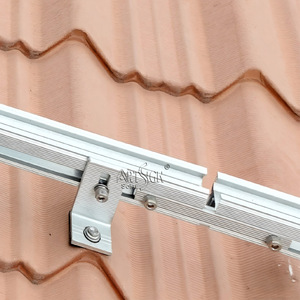 Supports de montage solaire pour toiture, système de rails en aluminium, structure de montage complète pour panneaux solaires, pour tous types de toitures |   Art Sign - Product Image 2