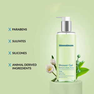 Cura della pelle naturale curcuma gel di aloe vera peptidi foglia di cuore basso ph <span class=keywords><strong>buongiorno</strong></span> gel detergente - Product Image 5