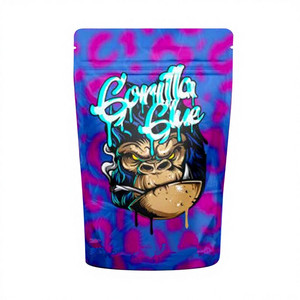 Échantillon Gratuit – Sachets Mylar Souples Refermables à Fermeture Ziplock, Anti-Enfants, en Feuille d'Aluminium, Anti-Odeur, 3.5g, avec Logo - Product Image 1