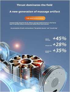 Pistolet de massage mini ultra-portable de haute qualité, pression puissante de 15 kg, amplitude profonde de 6 mm, batterie longue durée de 36 jours, corps et tête - Product Image 6