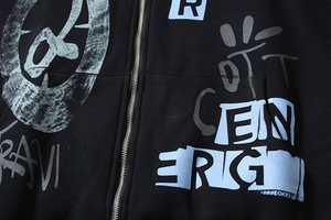 Marque de mode américaine personnalisée Travis Scott Zipper Cardigan à capuche pour hommes et couples Ins automne hiver polaire veste à capuche - Product Image 3