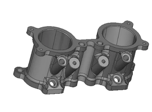 อะไหล่แต่ง CNC สำหรับ Subaru WRX 01-07/STI 01-21/FXT 03-08 ทำจากอลูมิเนียมอัลลอยด์ ชุดตัด TGV สีดำ สำหรับตกแต่ง - Product Image 2