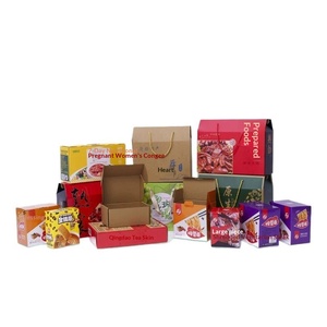 Custom small batch <b>white</b> cardstock <b>gift</b> <b>boxes</b> with handles and tuck top lids - Product Image 1
