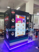 Distributeur automatique de pizzas surgelées personnalisé avec logo de marque, machine à faire des pizzas entièrement automatique, distributeur de pizzas
