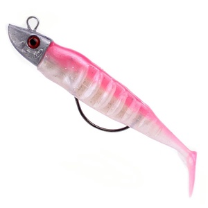 Esca Artificiale Morbida in PVC a Coda a T, Esca Bionica 13cm 26g/10cm 155g con Amo Crank per <span class=keywords><strong>Pesca</strong></span> a Spinning a Fiume - Product Image 6