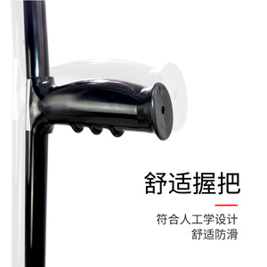 Béquille télescopique en alliage d'aluminium, réglable en hauteur, pour la rééducation et l'aide à la marche médicale - Product Image 4