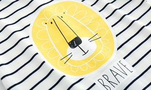 Productos Más Vendidos en Ali: Camiseta Infantil de Algodón Egipcio 100% con Estampado de Rayas y Dibujos Animados, de Secado Rápido - Product Image 5