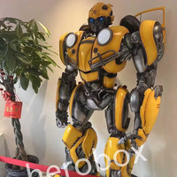 Escultura de Fibra de Vidrio de Bumblebee de Transformers, Personaje de Película de Resina, Coleccionable de Alta Gama, Venta al Por Mayor de Fábrica