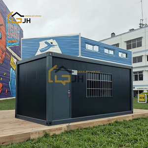 Nhà di động bằng thép gấp gọn, thiết kế theo yêu cầu của người nổi tiếng mạng xã hội, dùng làm quầy bán đồ ăn nhẹ, quán trà sữa & cà phê, cửa hàng thương mại lưu động - Product Image 3