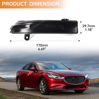 2PCS Lampu Sein Sequential Baru Untuk Mazda3 Mazda 3 Axela Facelift 2017 2018 Lampu Indikator Aliran Sein