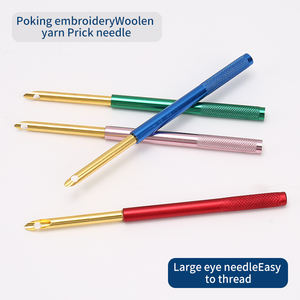 JP taşınabilir Poking kalem paslanmaz çelik kanca aracı Diy kurcalamak yün Warnrick iğne renkli kolu yumruk pilot kalem - Product Image 3